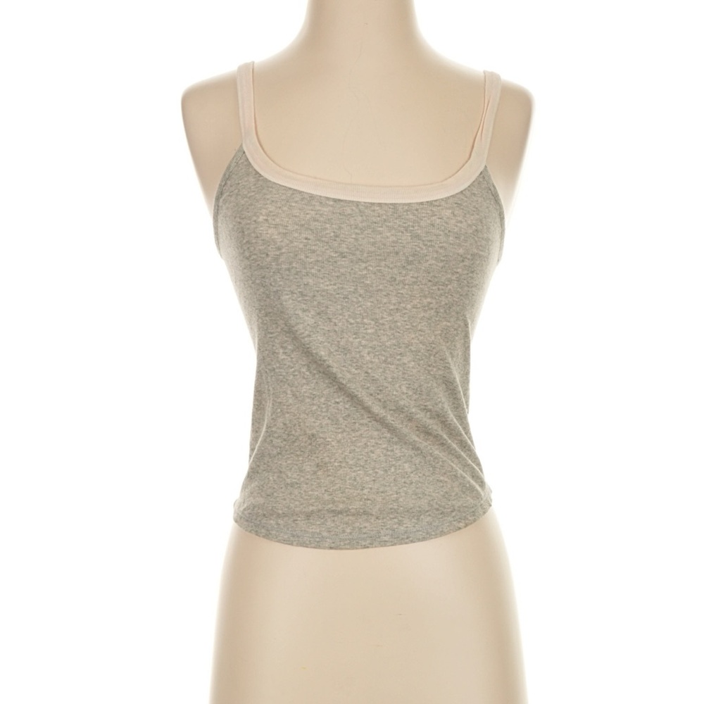 Free People Intimately Grey Tank Top Cropped Small